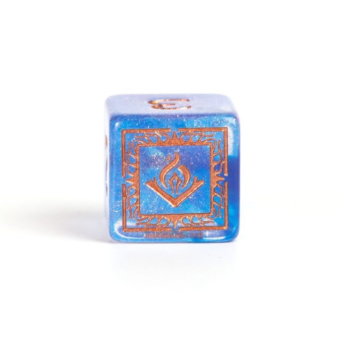 Sirius Dice - D&D Adventure Dice - Wizard - Blue - Image 2