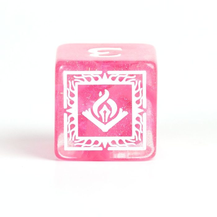 Sirius Dice - D&D Adventure Dice - Wizard - Fuchsia - Image 2