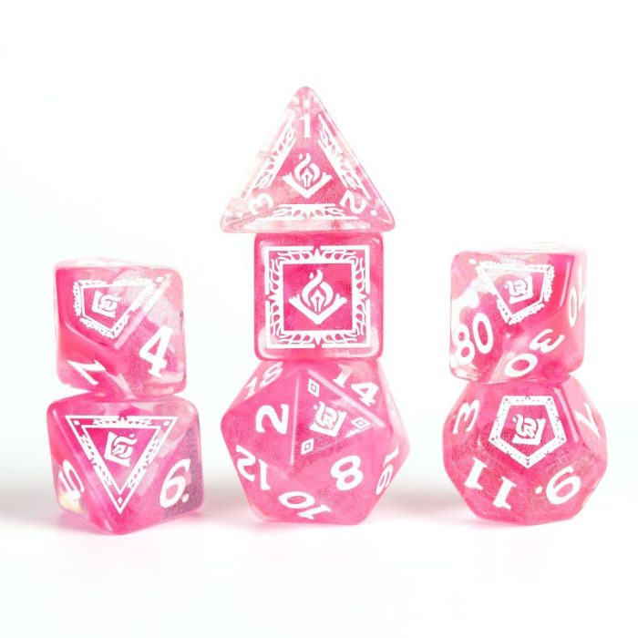 Sirius Dice - D&D Adventure Dice - Wizard - Fuchsia - Image 3