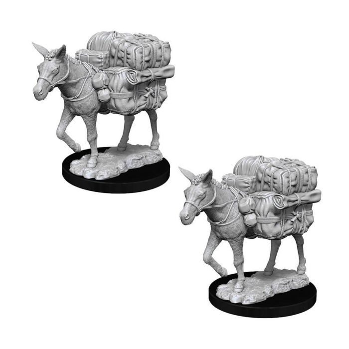 Wizkids Deep Cuts Unpainted Miniatures: Pack Mule